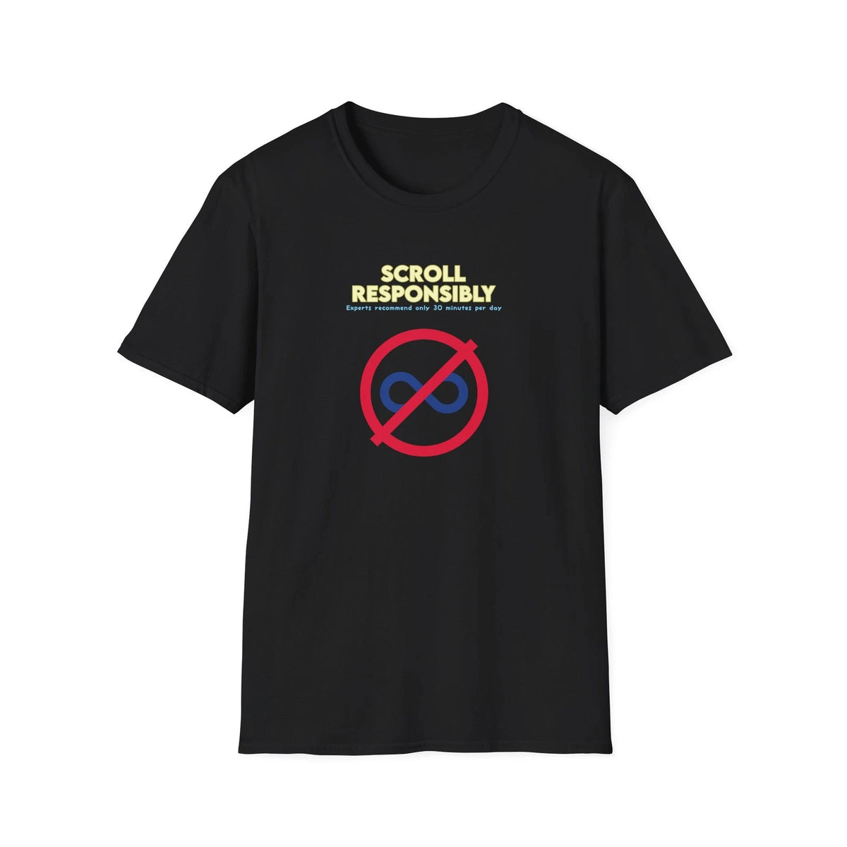 Funny Doomscrolling Shirt - Scroll Responsibly Social Media Humor Tee