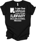 I'm Not a Regular Librarian I'm a Cool Librarian Funny Book Lover Gift Tee