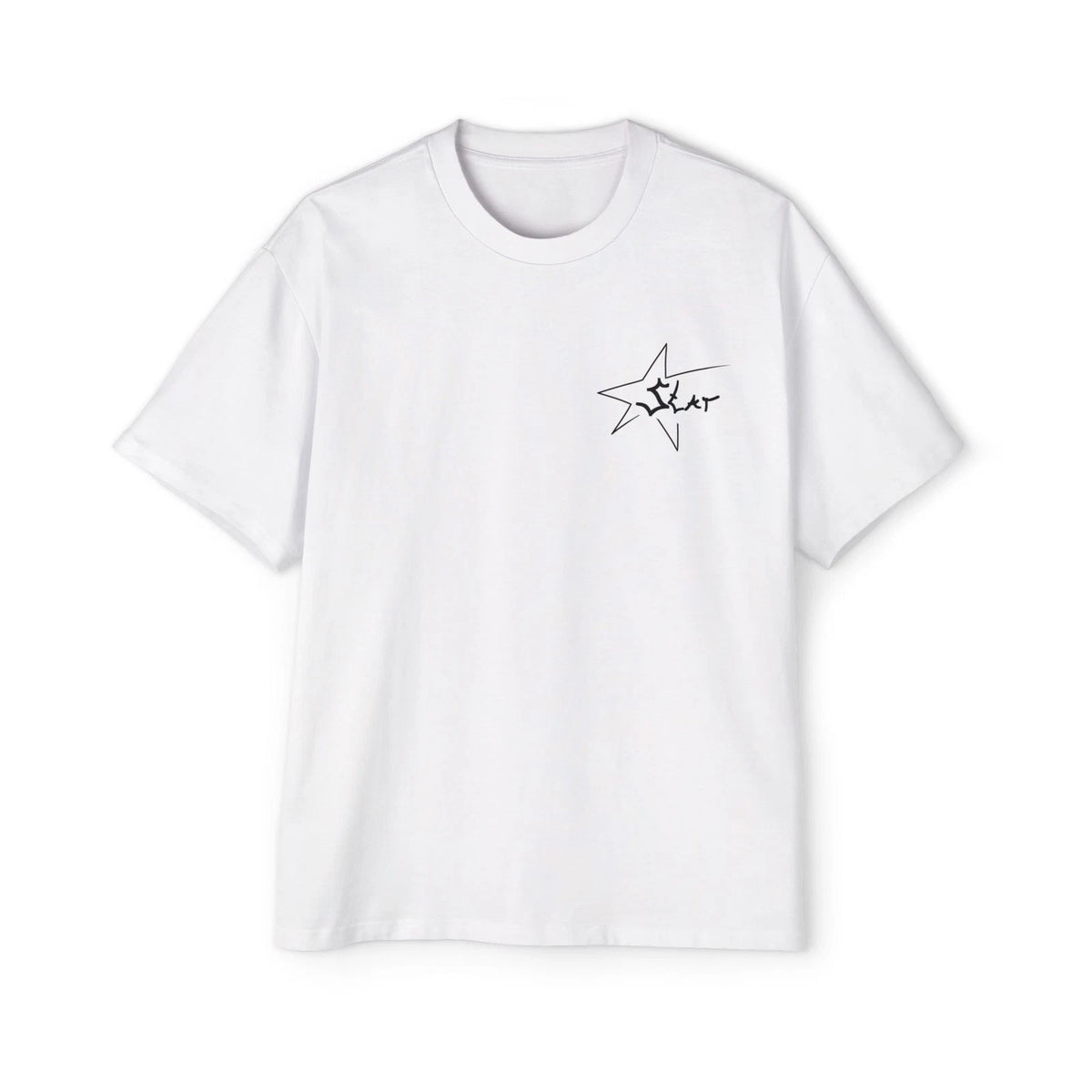 Star Sketch Tee | Minimal Line Art Chest Print