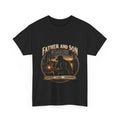 Father and Son Tee – Lanterns Stories Generations Camping Shirt