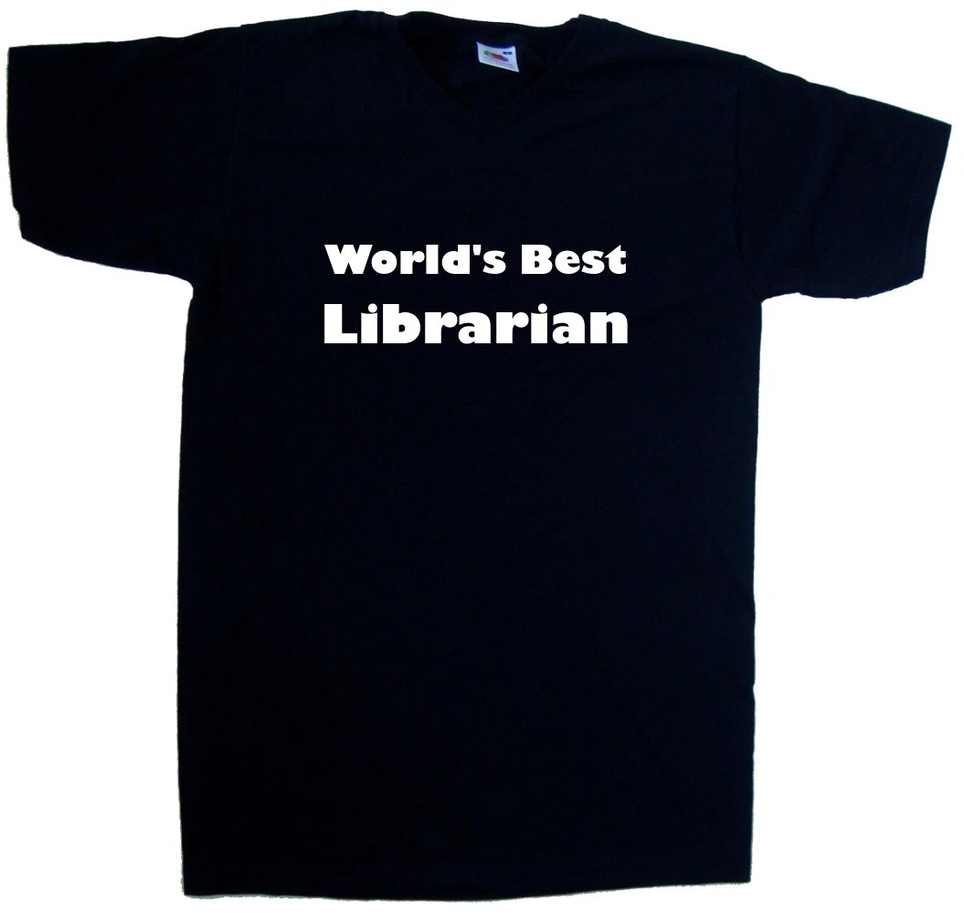World's Best Librarian V-Neck T-Shirt