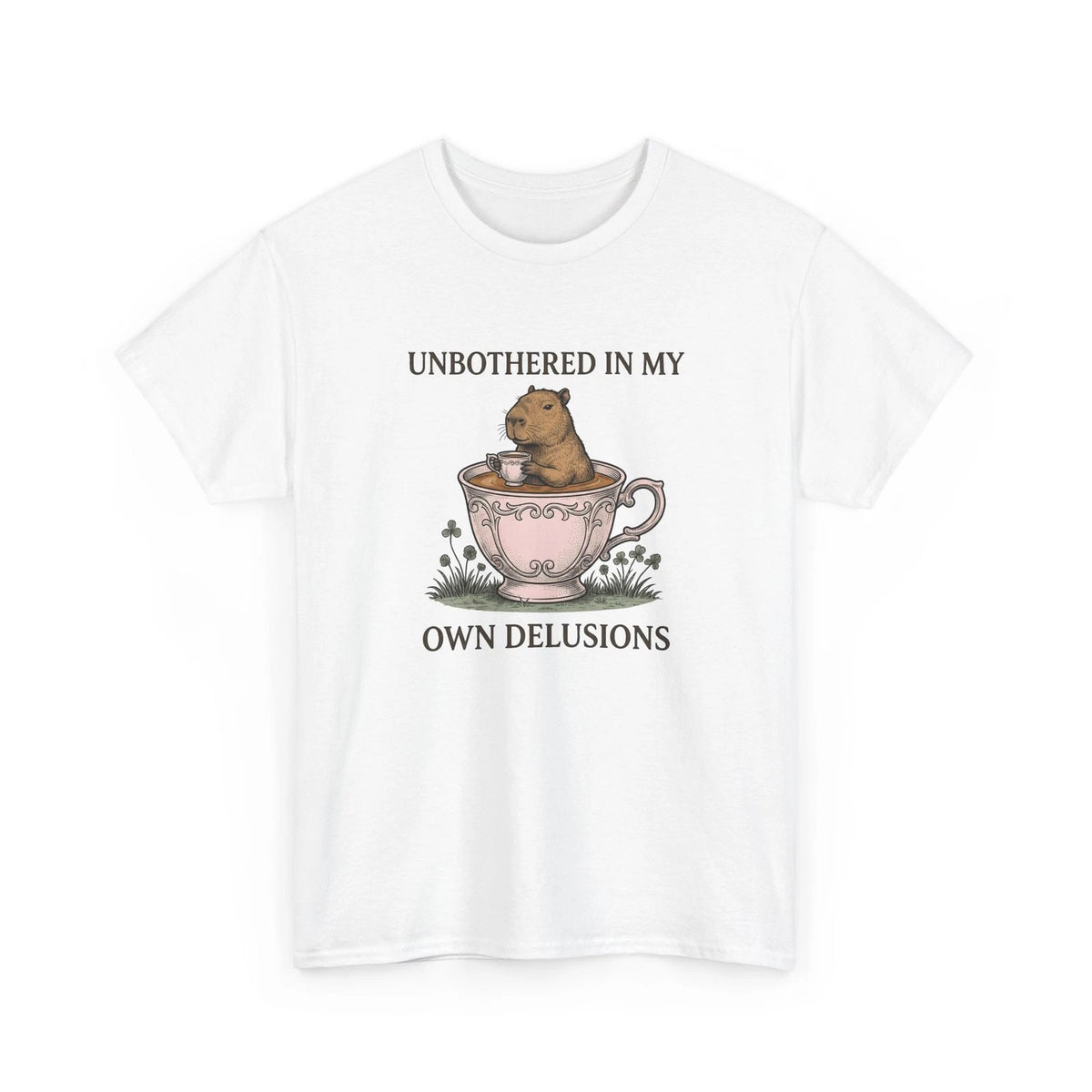 Capybara Cup Shirt Funny Pet Gift Women Retro Tee Mug T-Shirt Humor Fan Vintage