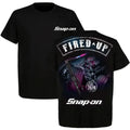 Snap-On Fired Up T-Shirt, Bold Mechanic Racing Graphic Design, Gift for Car