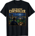 Air Traffic Controller Control Tower Radar Graphic T-Shirt