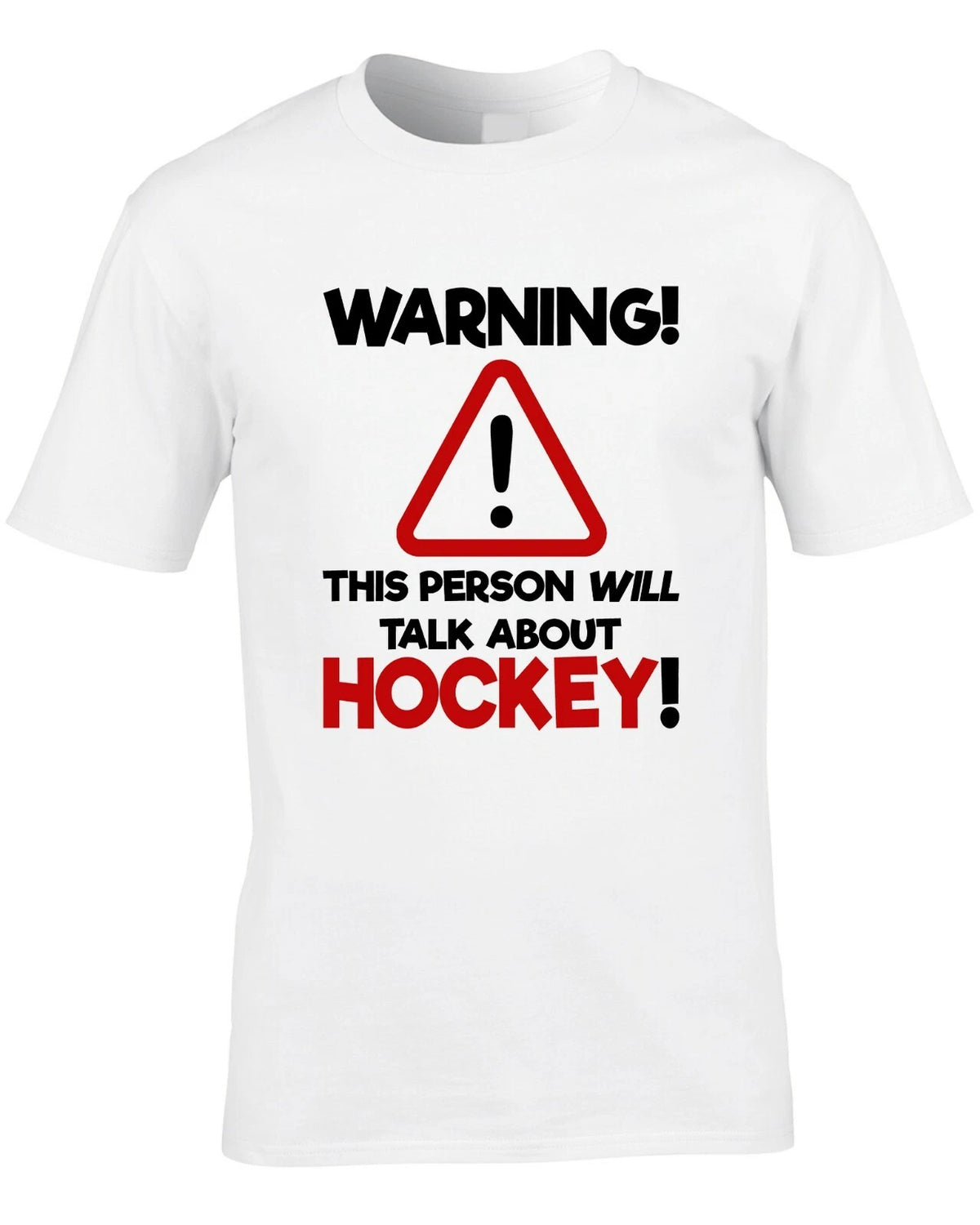 Hockey Mens T-Shirt Funny Sport Ice Grass Team Club Player League Cool Gift Idea