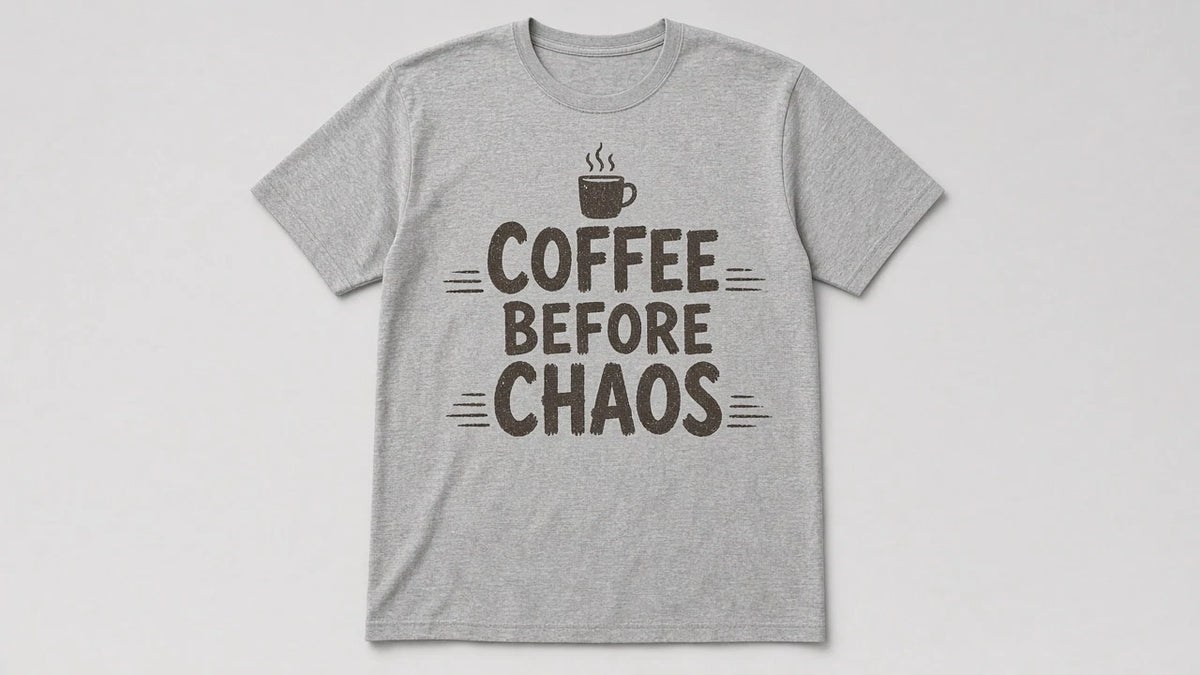 Coffee Before Chaos Soft Graphic Tee