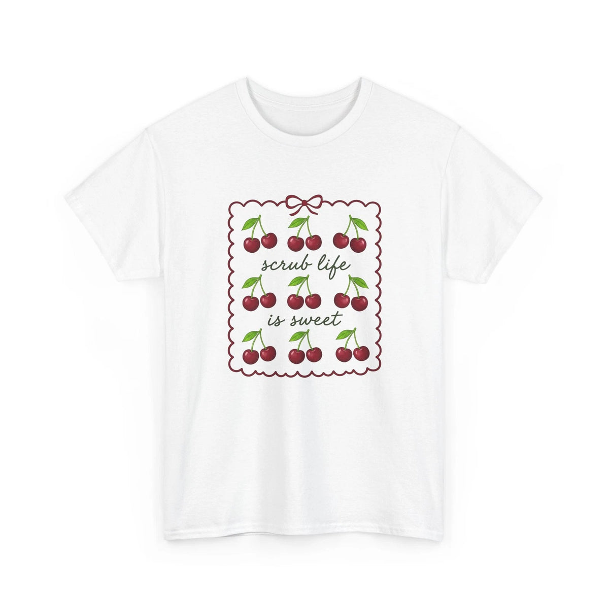 Cherry Graphic Shirt Nurses Food Gift Women Cute Tee Fruit T-Shirt Nurse
