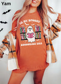 In My Spooky Bookish Era Tshirt, Halloween Ghost Shirt, Ghost Reading Tee