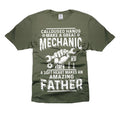 Mens Mechanic T-shirt Mechanic Father Shirt Father's Day Mechanic Gifts
