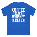 Coffee Black Whiskey Neat CaffeineBourbon Scotch Barista Unisex Classic Tee