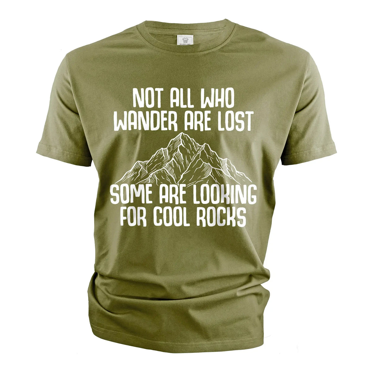 Not All Who Wander Are Lost Cool Rocks Rockhound Geologist Hiking T-Shirt