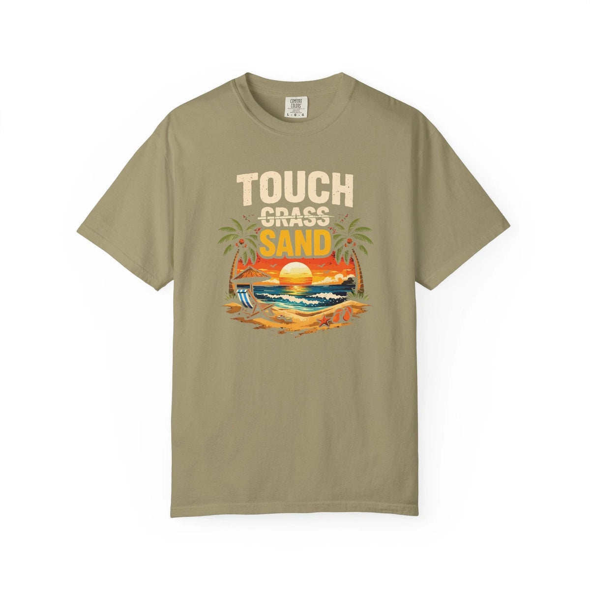 Touch Grass Sand Credit Card Points Miles Travel T-shirt
