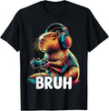 Bruh Capybaras Funny Video Games Capybara T-Shirt unisex T-Shirt