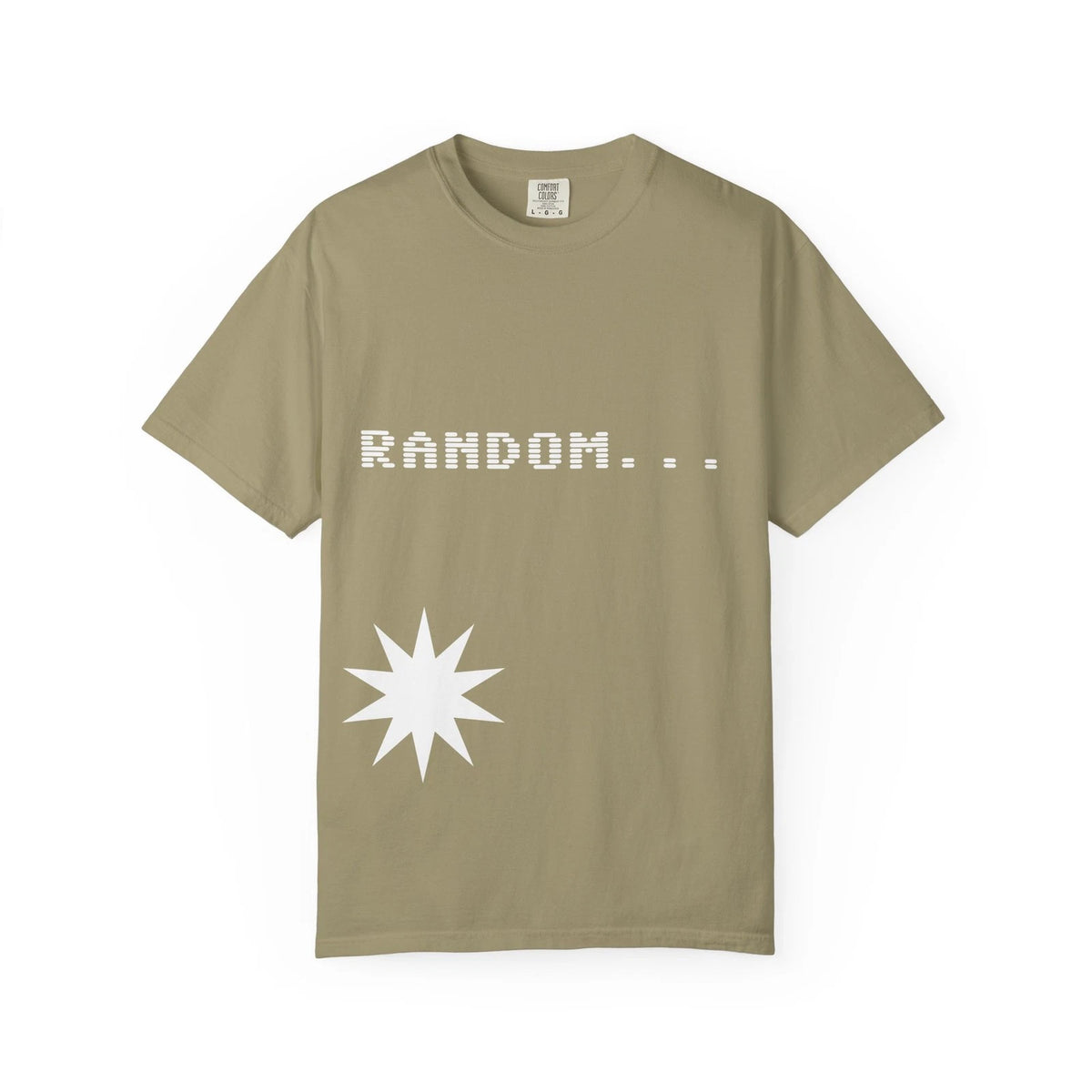 Random... star graphic T-Shirt | minimalist text design