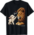 Boop Luke 10 19 Funny Lion and Lamb Boop Bible Verse T-Shirt