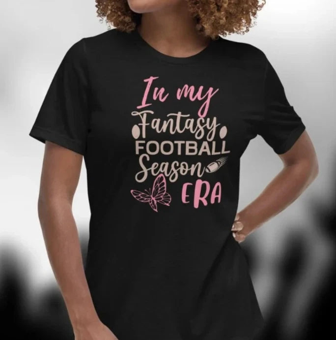 Funny Fantasy Football Shirt Women In My Era Shirt Fantasy Football Draft