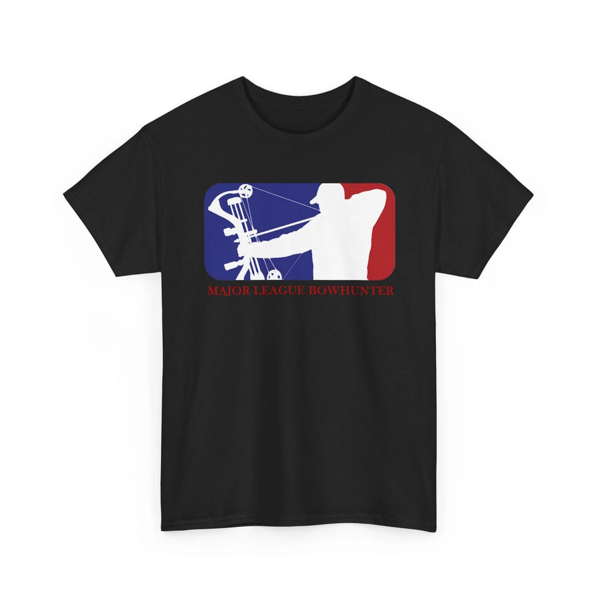 Major League Bowhunter Bow Hunting Red White Blue Unisex Heavy Cotton Tshirt