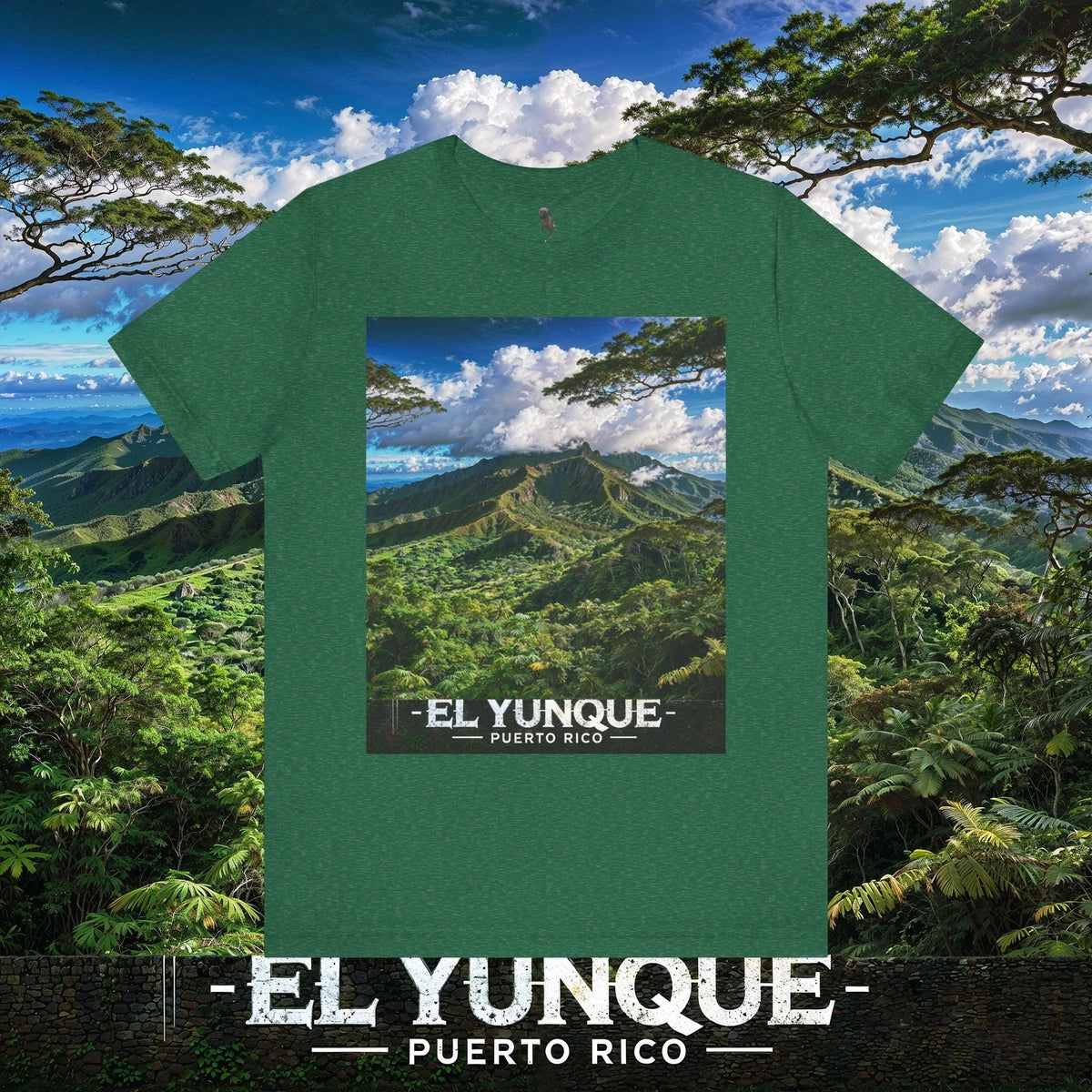 El Yunque Puerto Rico Tee, Nature Lovers Tee, Unisex T-Shirt, Travel Gift,