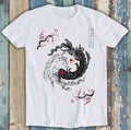 Japanese Yin Yang Axolotl Couple Design  Funny Gift Tee T Shirt 2995