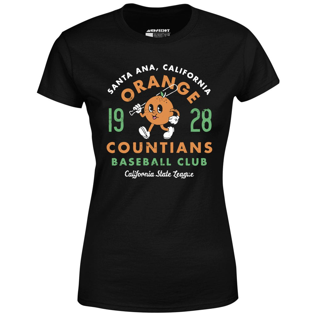 Santa Ana Orange Countians - California - Vintage Defunct Baseball Teams - Women's