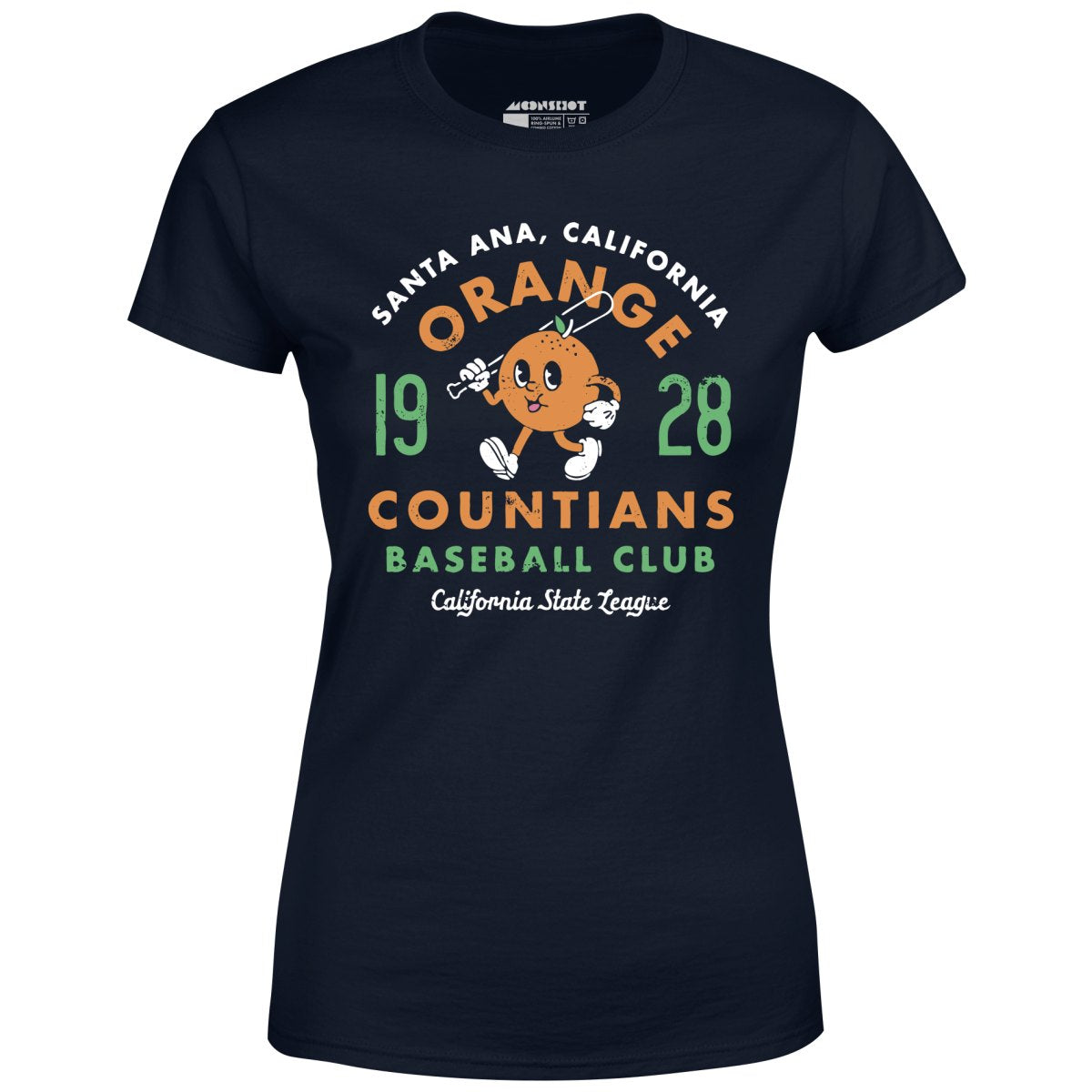 Santa Ana Orange Countians - California - Vintage Defunct Baseball Teams - Women's