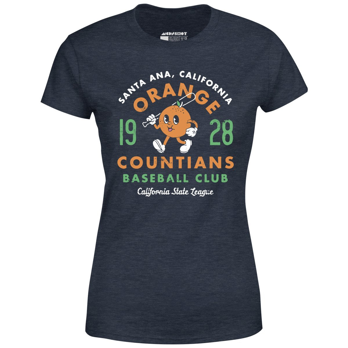 Santa Ana Orange Countians - California - Vintage Defunct Baseball Teams - Women's