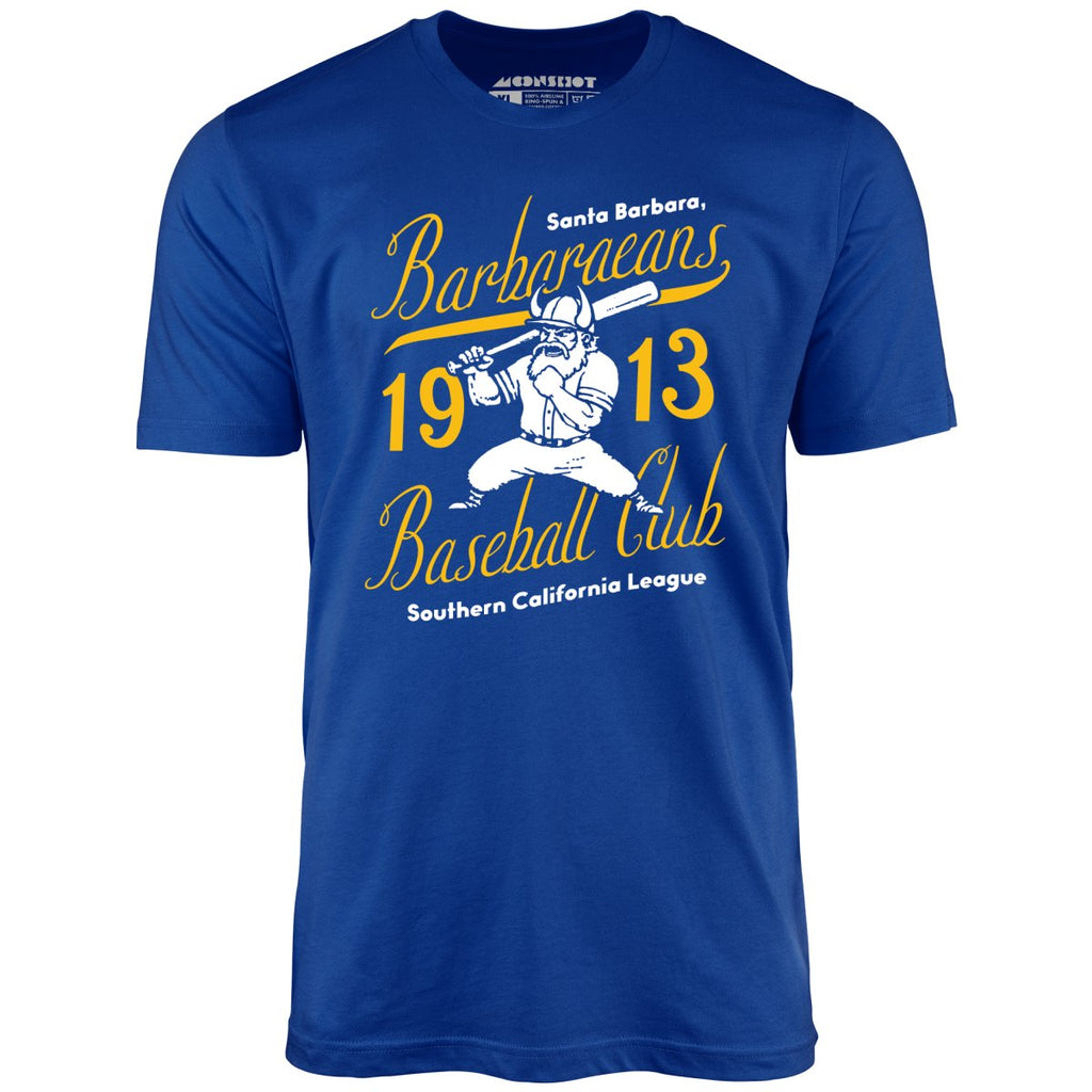 Santa Barbara Barbaraeans - California - Vintage Defunct Baseball Teams - Unisex