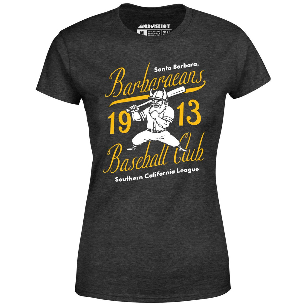 Santa Barbara Barbaraeans - California - Vintage Defunct Baseball Teams - Women's