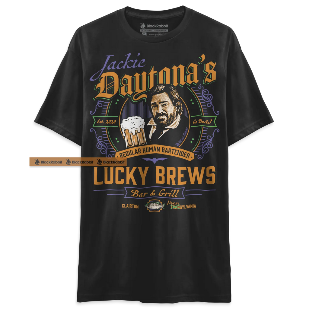 What We Do In The Shadows Jackie Daytona Regular Human Bartender Lucky Brews Retro Vintage Unisex Classic