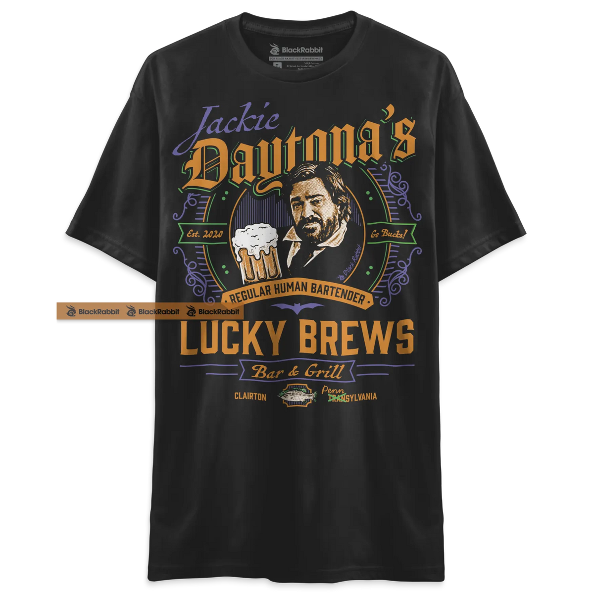 What We Do In The Shadows Jackie Daytona Regular Human Bartender Lucky Brews Retro Vintage Unisex Classic