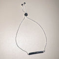 Silver Bar Bolo Bracelet