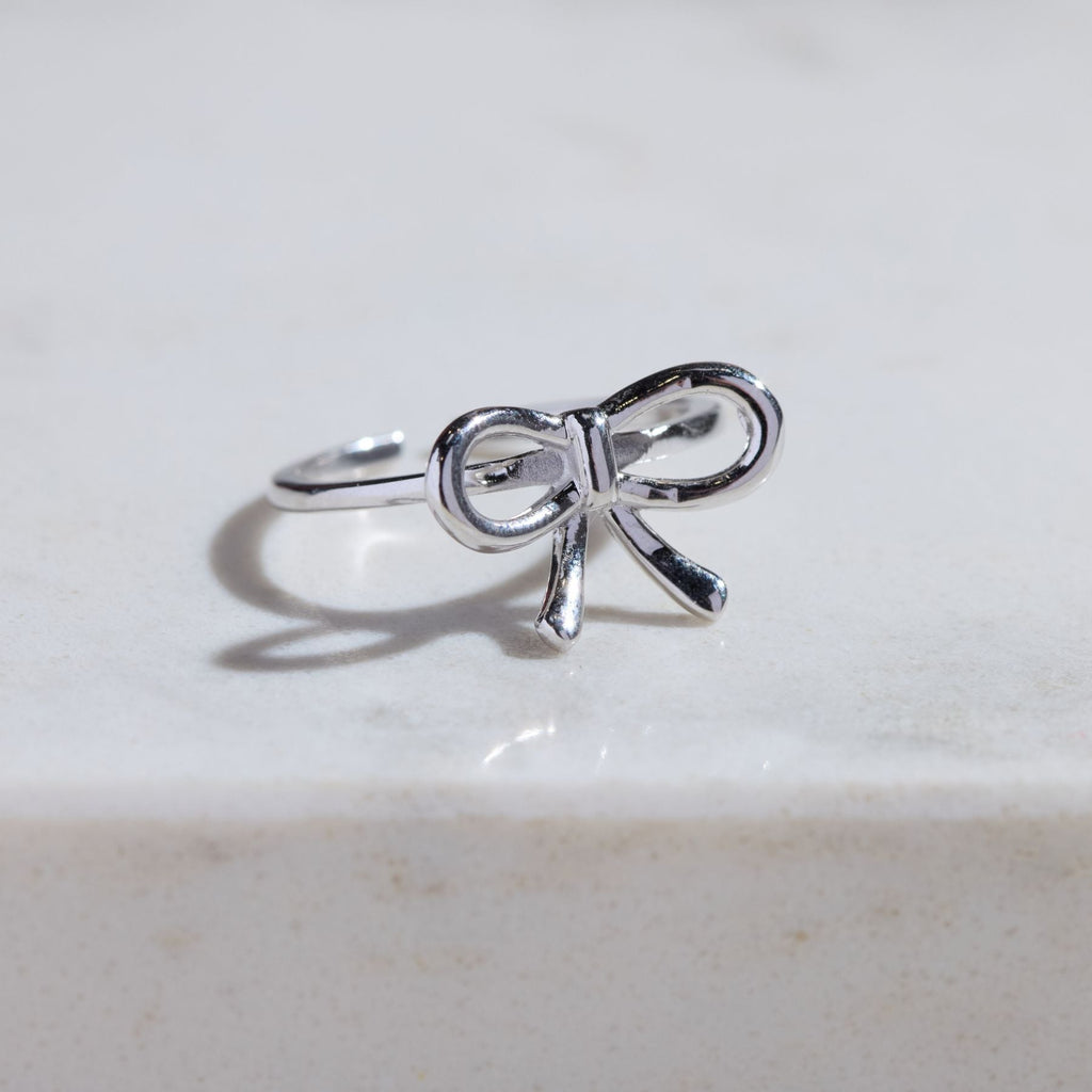 Silver Bow Ring