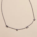 Silver MAMA Initial Necklace