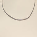 Silver Rope Chain Necklace