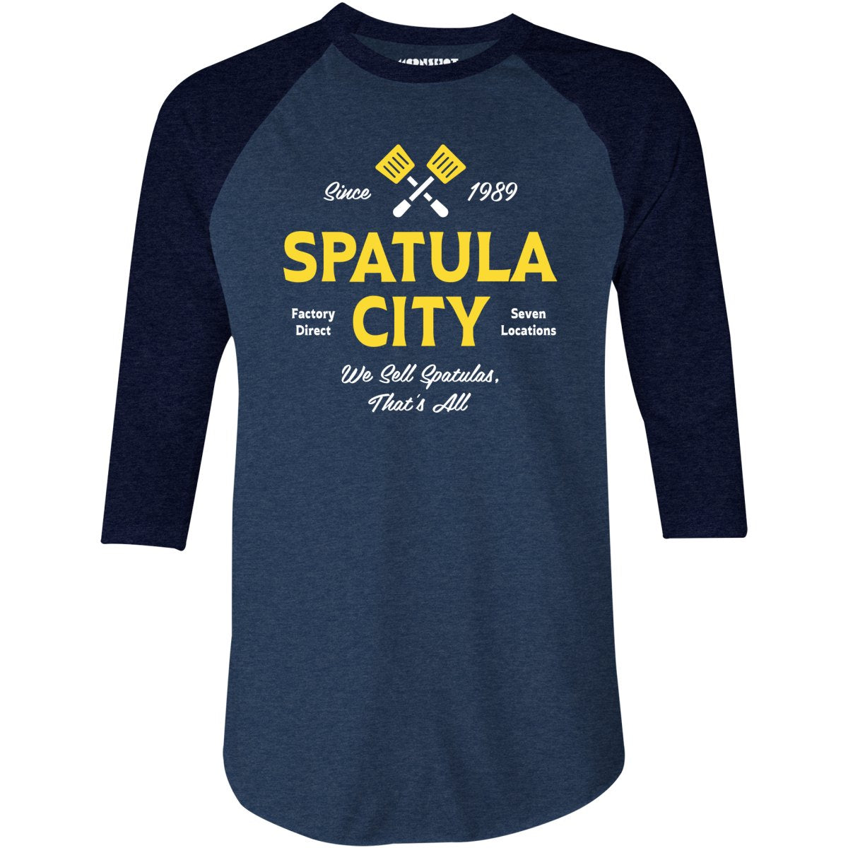 Spatula City - 3/4 Sleeve Raglan