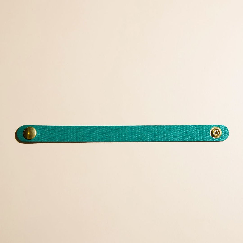 Spruce Thin Leather Cuff Bracelet