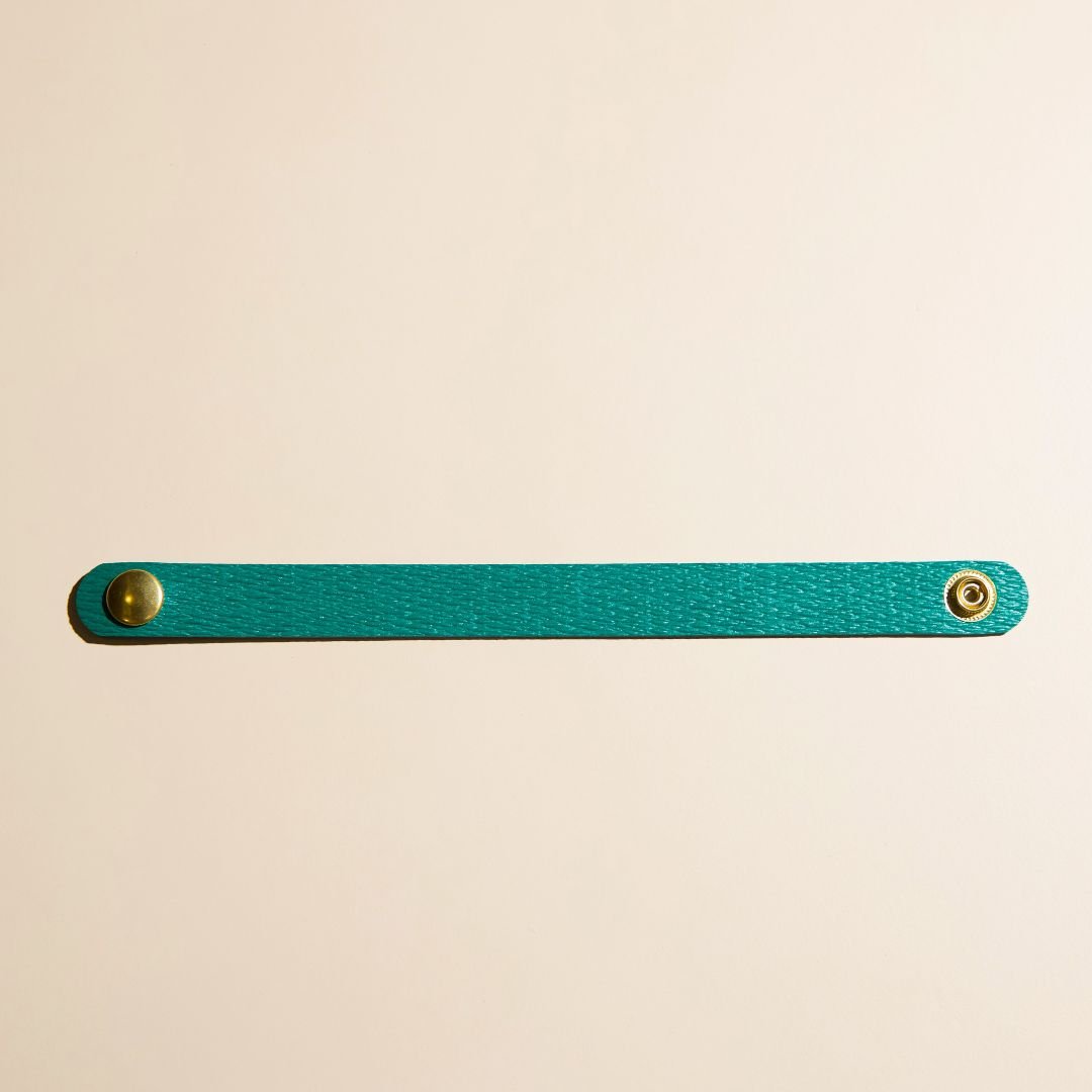 Spruce Thin Leather Cuff Bracelet