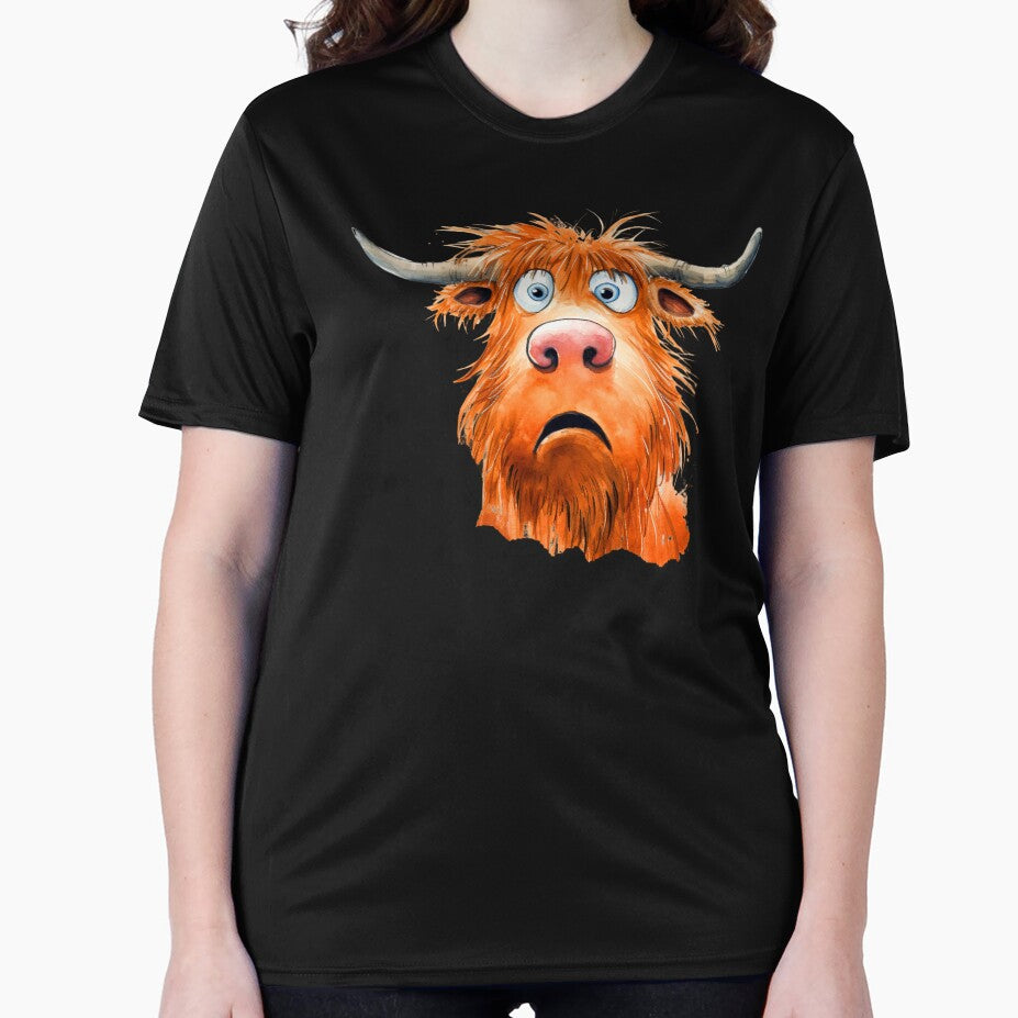 Funny Highland Cow by Dawidsz79