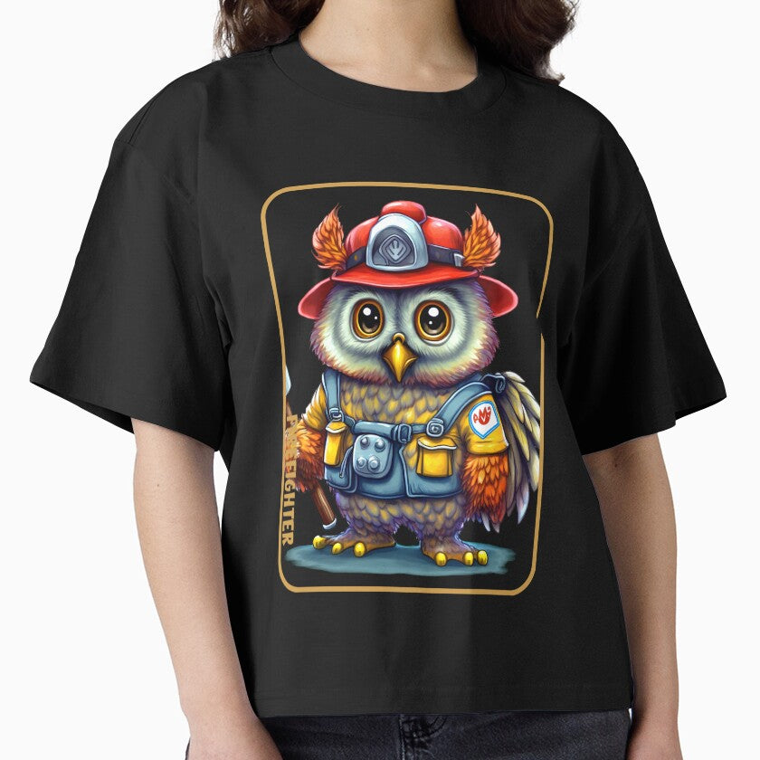 Firefighter, owl lover by HarriPaloma