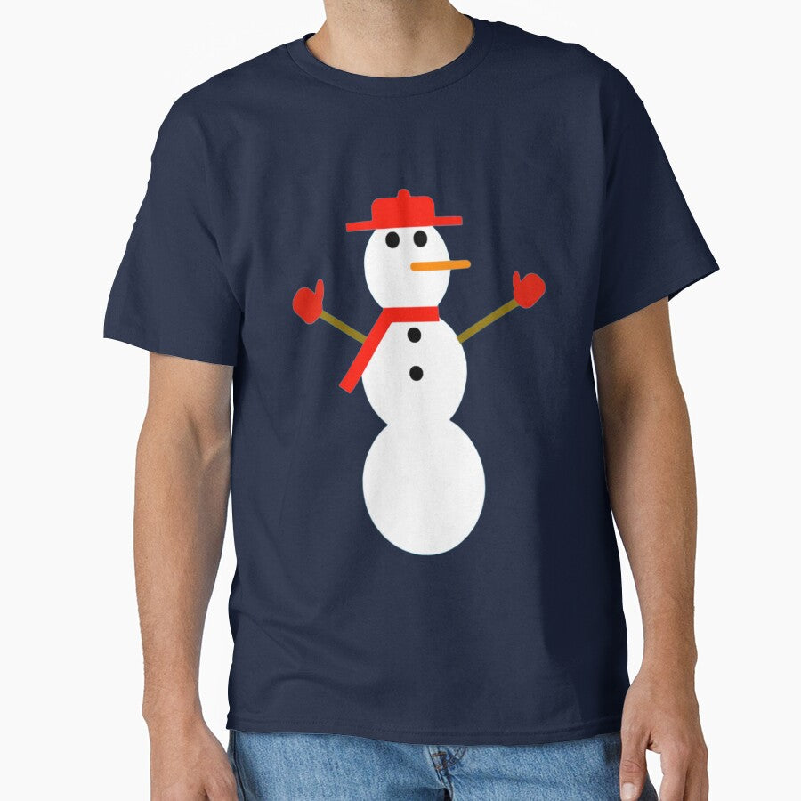 Cute cutout snowman by Rachel the Artist
