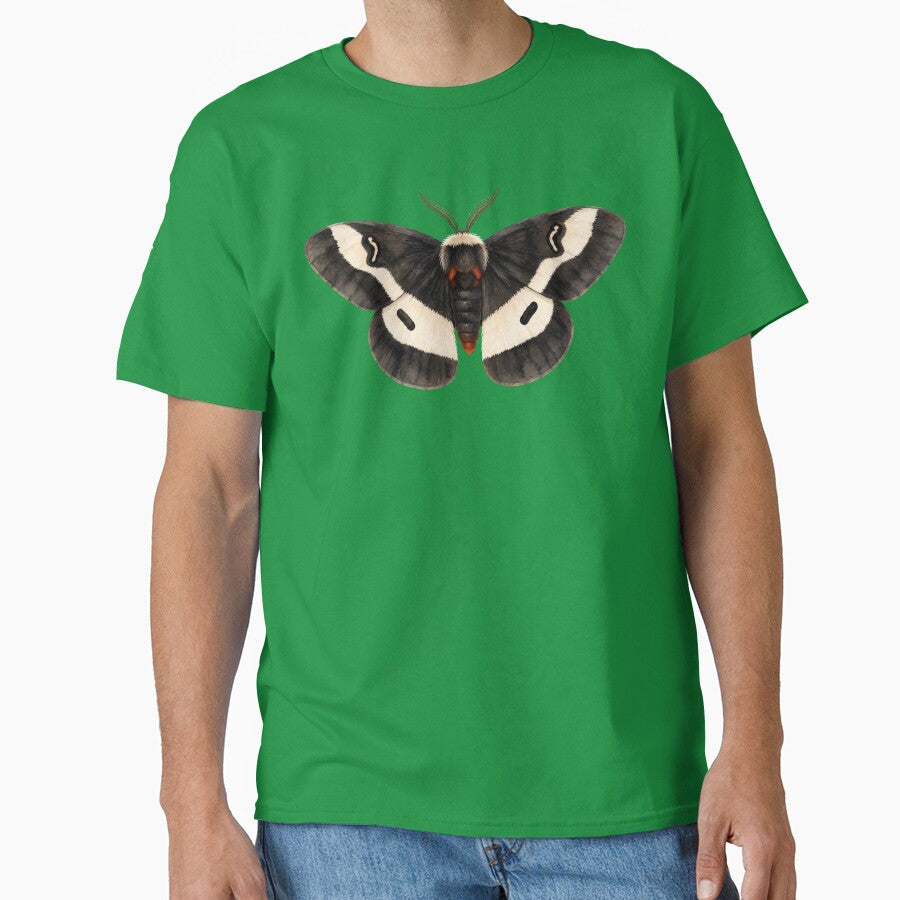 Buck Moth Hemileuca Maia Moth Watercolor Style by Harpagann