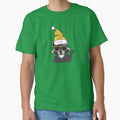 christmas raccoon with hat and sunglasses by Donutlovers
