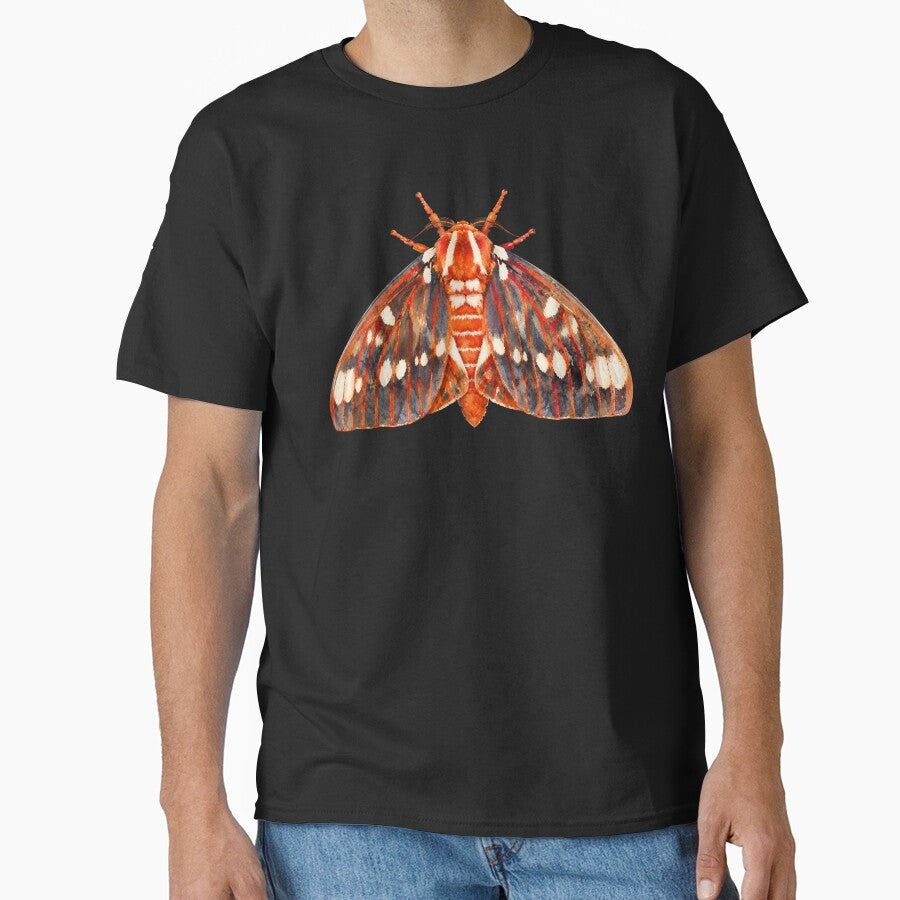 Regal Moth Citheronia regalis Watercolor Style by Harpagann