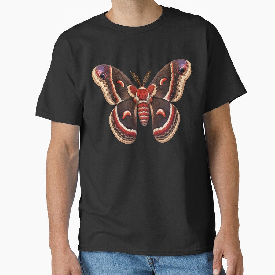 Cecropia Moth Hyalophora cecropia Anime Style by Harpagann