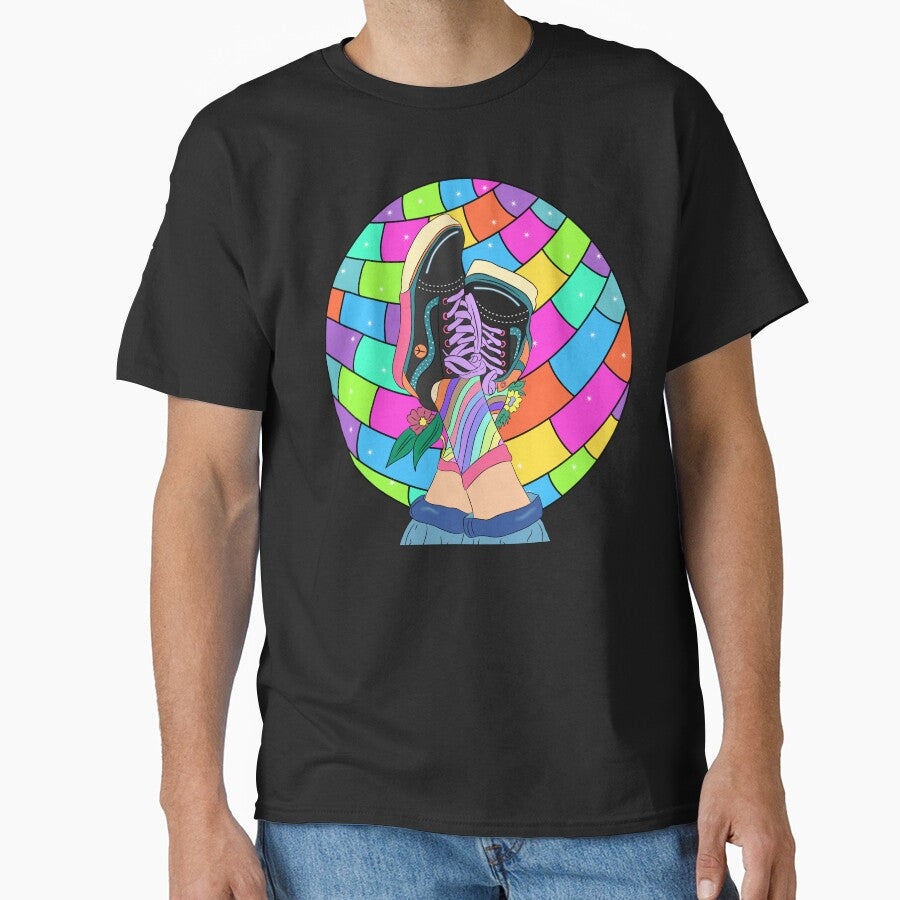 Shiny disco ball shoe gear by Quacktails