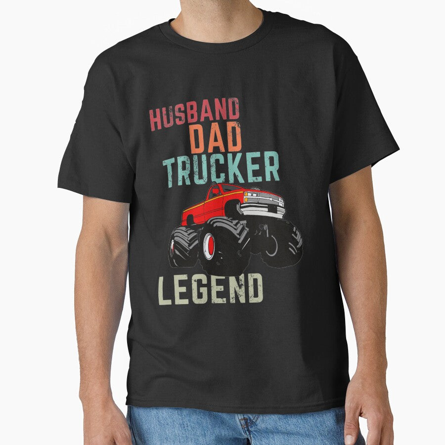 Husband Dad Trucker Legend by ardhigeek