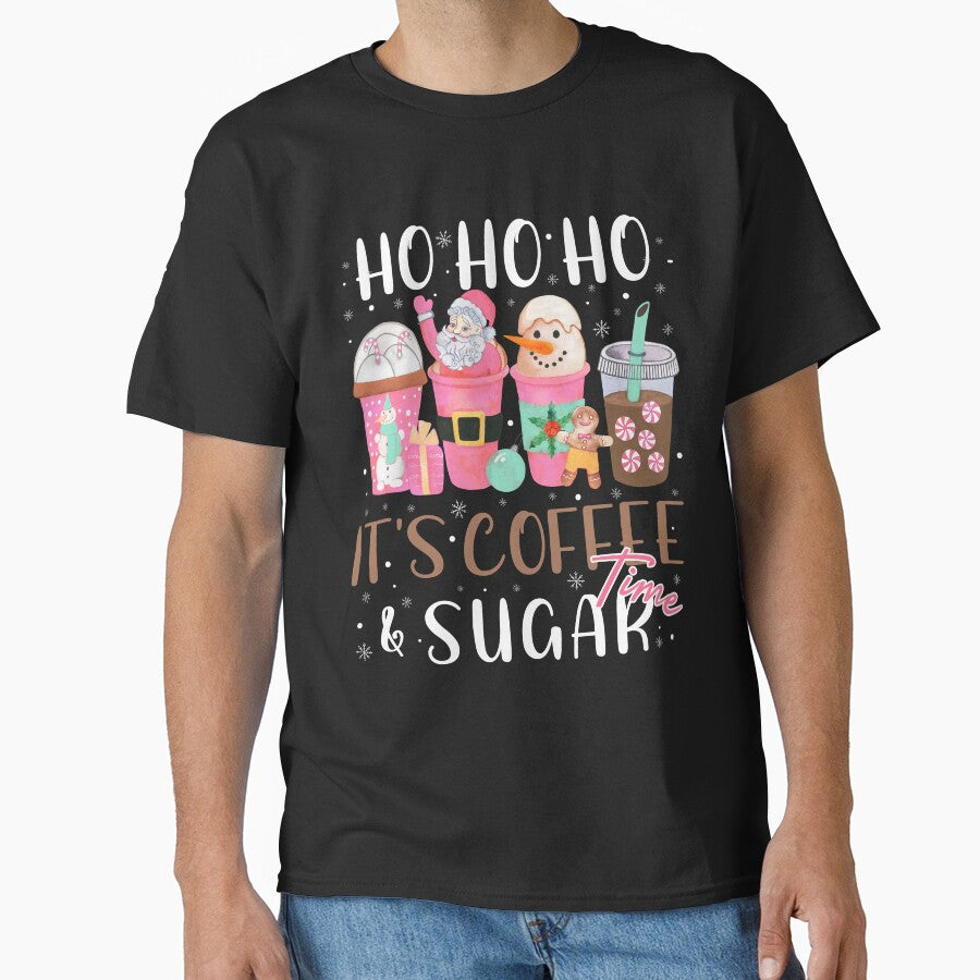 Christmas Coffee Cups with Retro Pink Santa by gogo-jr