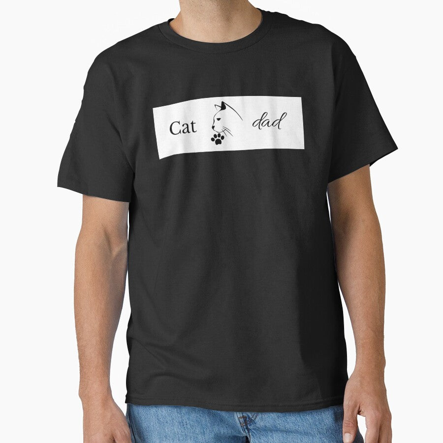 Cat dad ( Design with white background ) by Agit