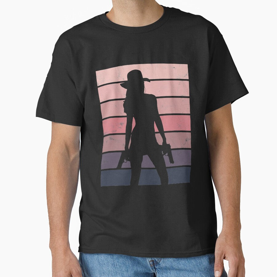 Gift Cowboy Revolver Sunset Lady Girl Woman by art-i-fex