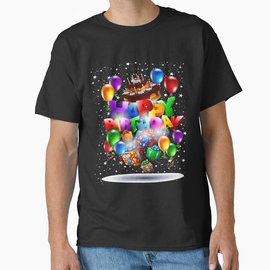 Happy Birthday Dad Mom Boy - Ugly Christmas Sweater - Birthday - Happy Birthday Essential T-Shirt by Svgdesig⭐⭐⭐⭐⭐